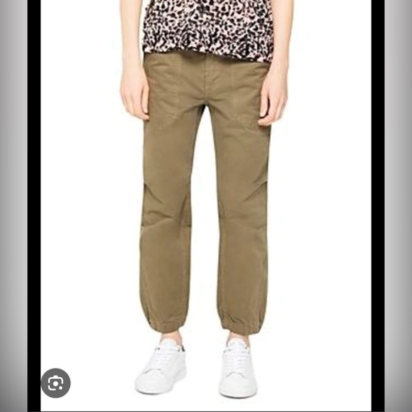 ZADIG & VOLTAIRE Zadig Women's Khaki Palma Grunge Cargo Pants - Picture 1 of 5